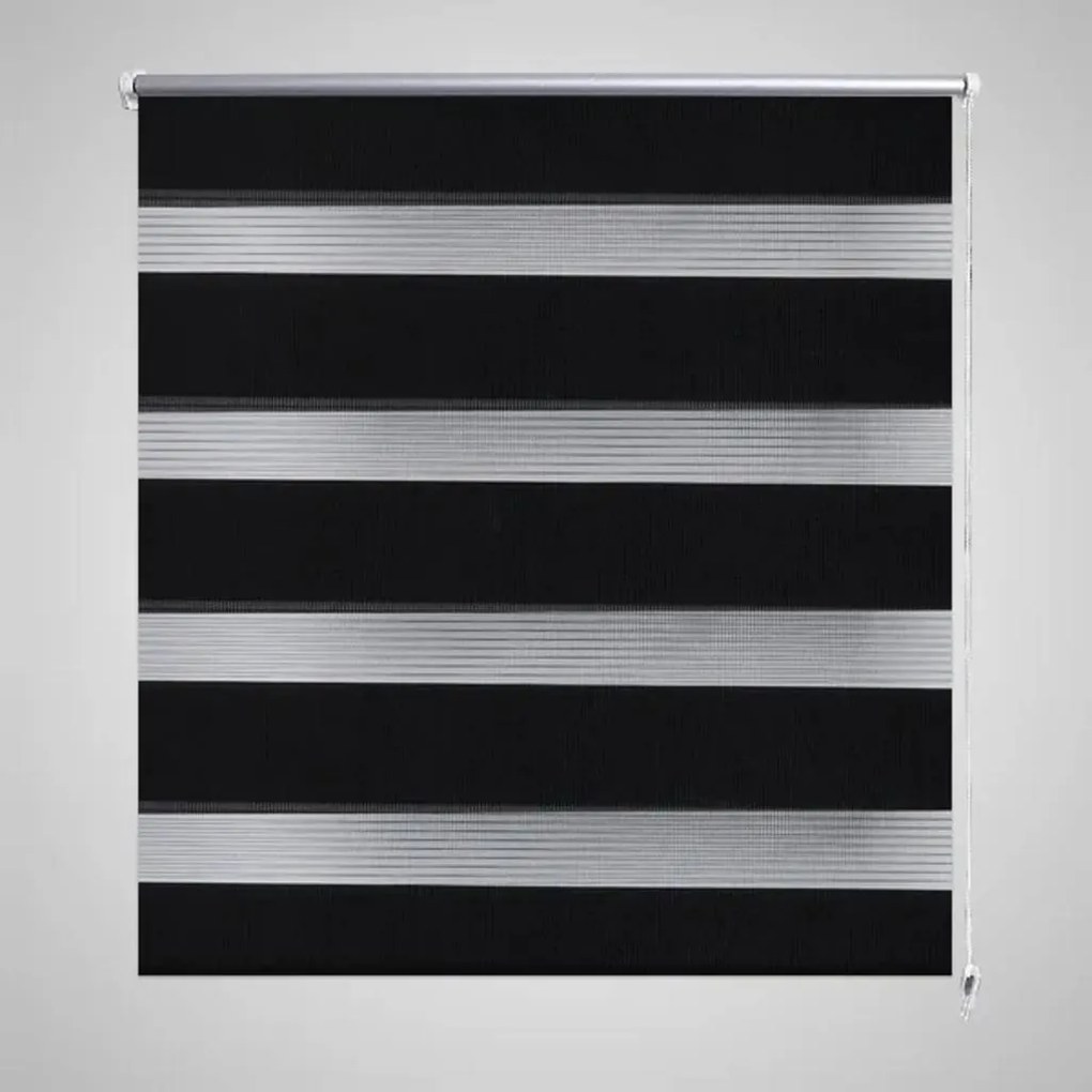 Tenda Oscurante A Rullo A Zebra 50 X 100 Cm Nera /