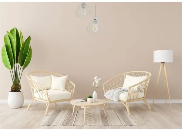 Lampadario a sospensione con filo CEED 2xE27/60W/230V