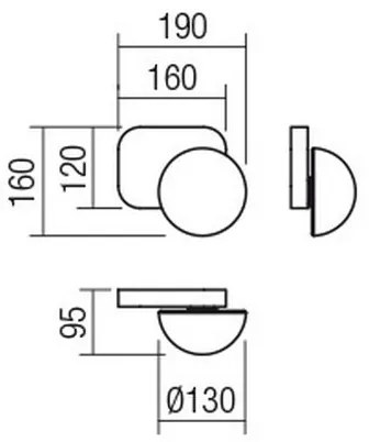 Redo 01-2469 - Applique LUMIEN 1xG9/10W/230V oro/bianco