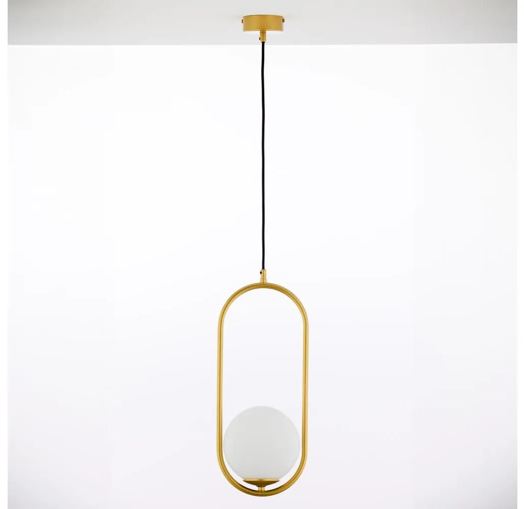 Jupiter 2042 - Lampadario a sospensione con filo IGON 1xE14/40W/230V oro