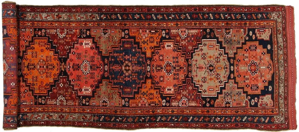 Persian Tappeto persiano 110 x 390 Rosa (Iran) Annodato A Mano
