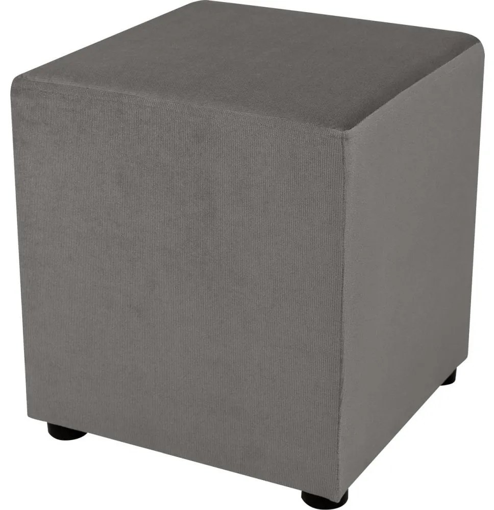 Pouf SIX 40x40 cm grigio