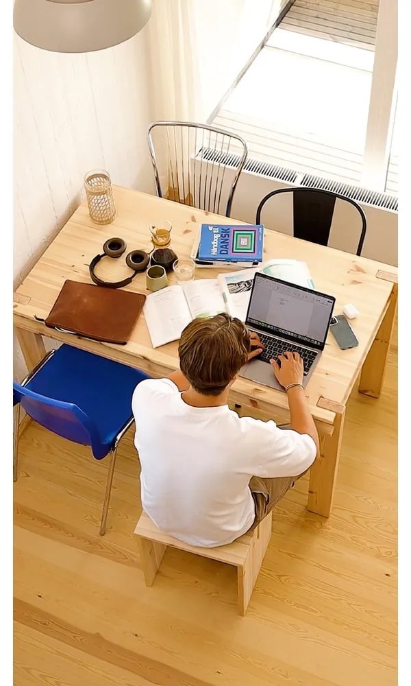 Tavolo da pranzo in pino massiccio 75x134 cm Tuck – Karup Design