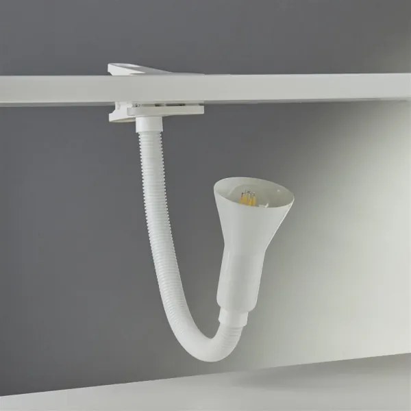 Searchlight EU4122WH - Lampada da tavolo DESK 1xE14/7W/230V