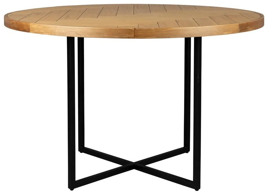Tavolo da pranzo rotondo con piano in rovere ø 120 cm Class - Dutchbone