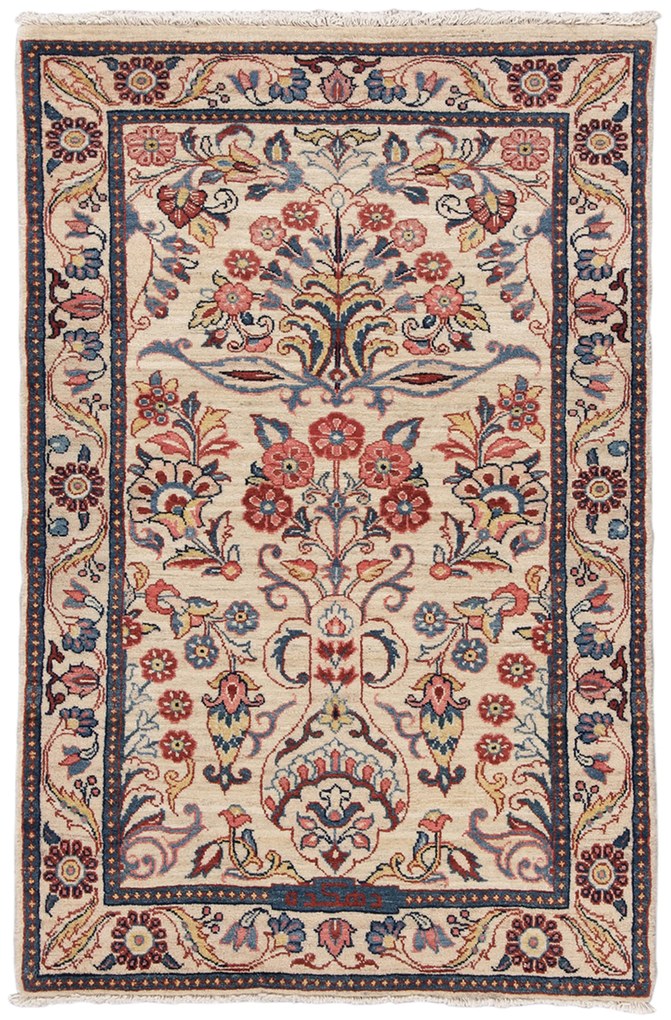 Rizbaft Tappeto 130 x 80 (Iran) Annodato A Mano