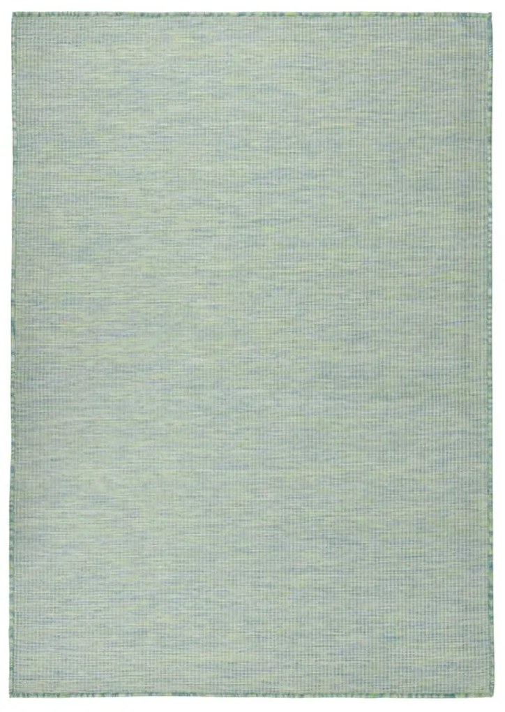 Tappeto Da Esterni A Tessitura Piatta 200x280 Cm Turchese /