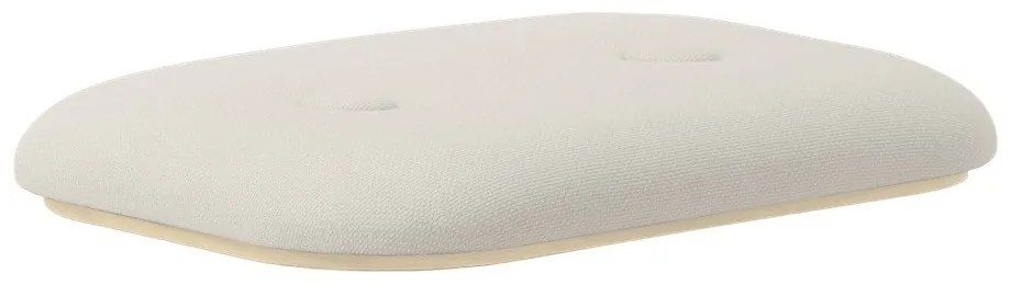 Sgabello bianco/di colore naturale Paff Low – UMAGE