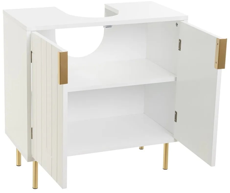 Mobile bianco sotto il lavabo 60x60 cm - Casa Selección
