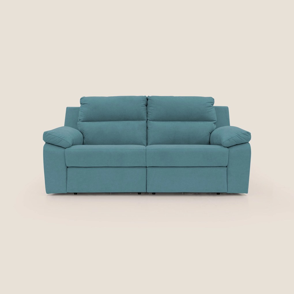 Romeo Divano relax con recliner elettrico in morbido tessuto impermeabile T02