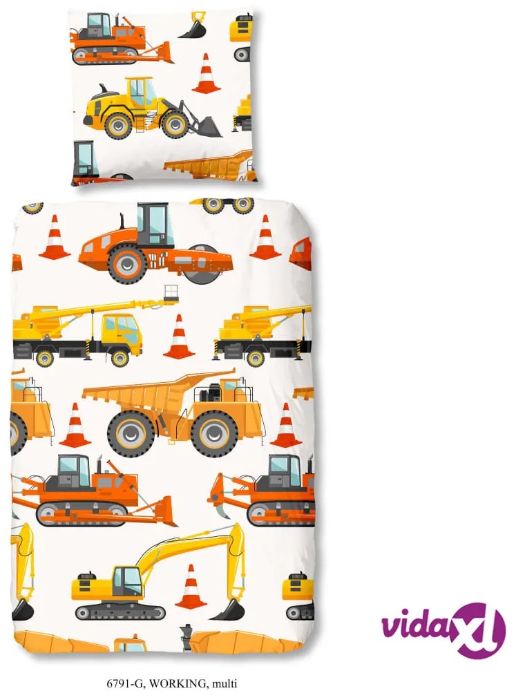 Good Morning Copripiumino per Bambini Working 135x200 cm