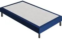 Letto Sommier Piazza e Mezza 120x190 Blu Rivestito - Resistente fino a 120 Kg per Persona