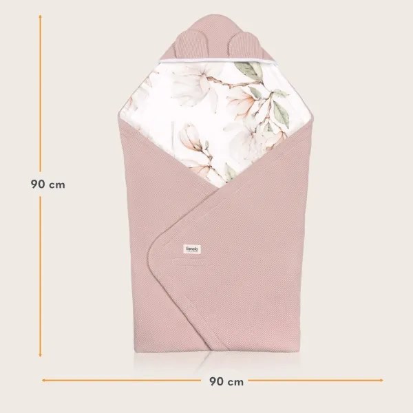 Lionelo - Sacco avvolgente per seggiolino auto TRAVEL SWADDLE 90x90 cm Beige Magnolia
