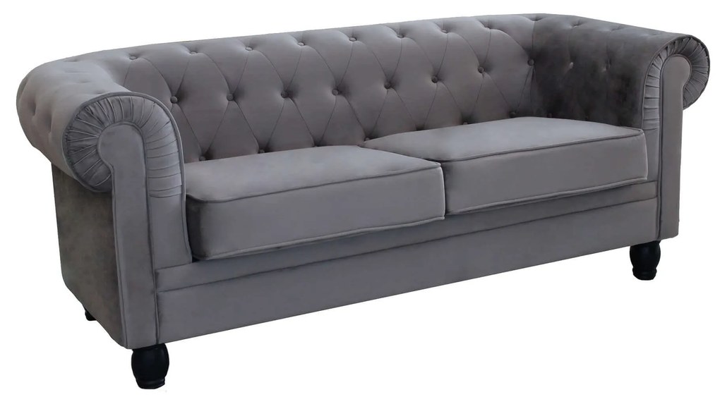 CHESTERFIELD - divano vintage in velluto