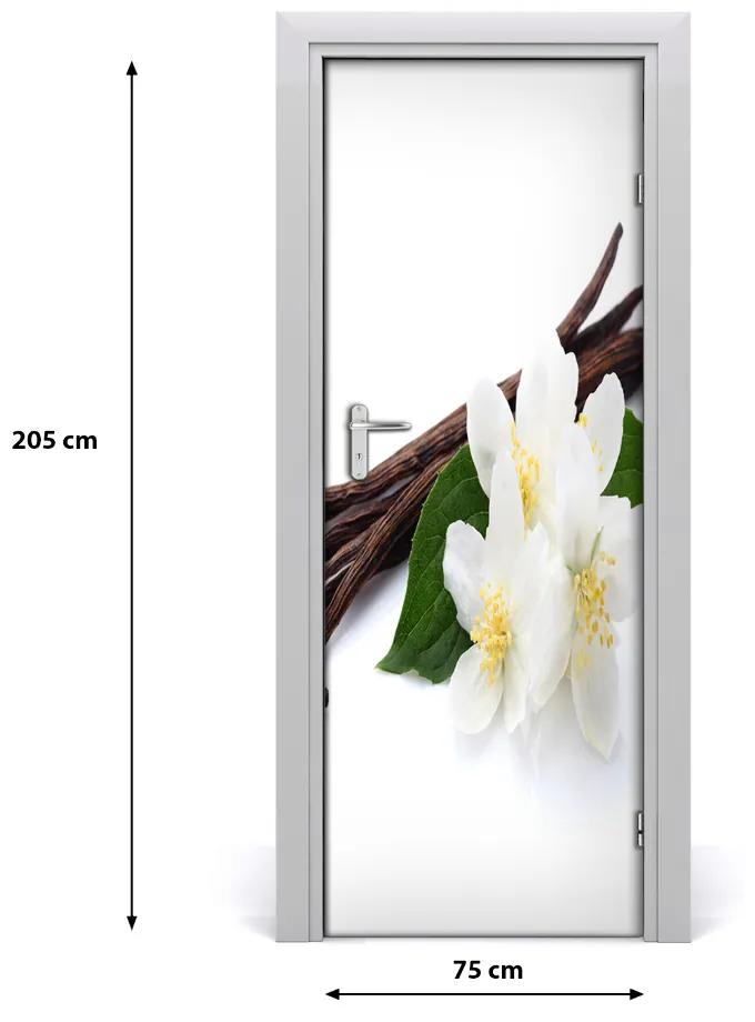 Adesivo per porta interna Jasmine e vaniglia 75x205 cm