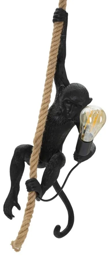 Lampadario Scimmia Nera Ø 27x32x60 cm