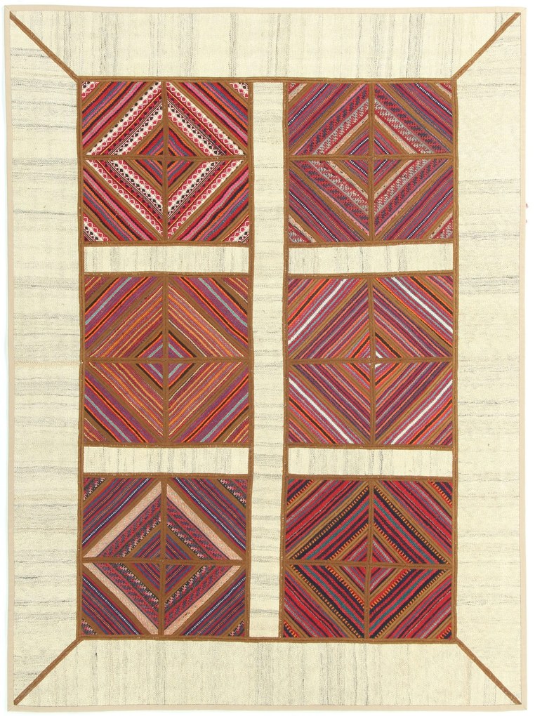 Kilim Tappeto 200x150 (Iran) Tessuto A Mano