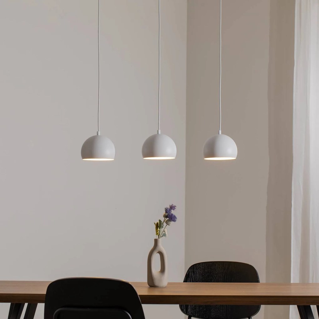 Lampada a sospensione Sool Luminex, dimmerabile, Bianco / Opale, Soggiorno / Sala da pranzo, Metallo, Moderno, Lampada a sospensione