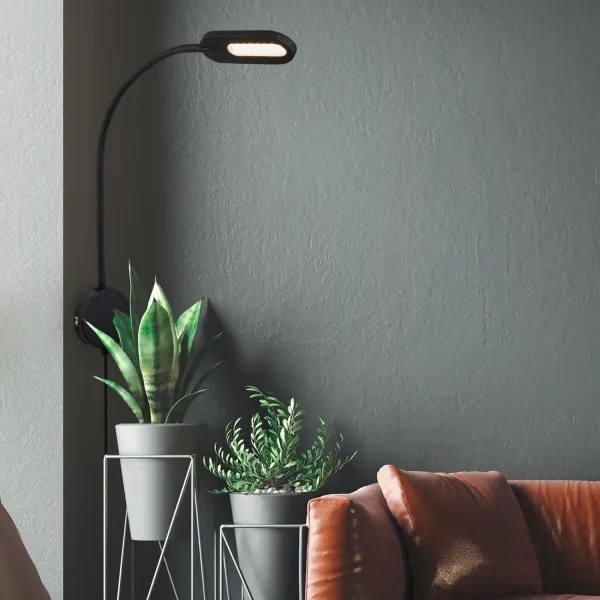 Briloner 2177015 - LED Dimmerabile flexible wall lampada LED/6W/230V nero