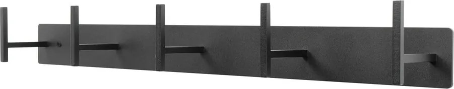 Attaccapanni da parete nero in metallo 64 cm Chapman – Spinder Design
