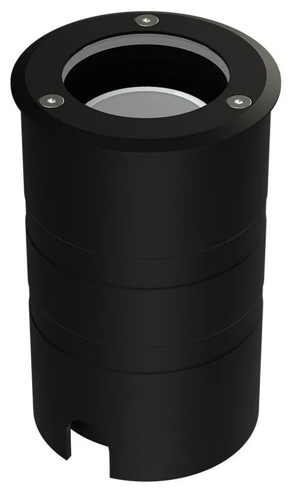 Faro Carrabile GU10 IP67 Orientabile INOX 304 Doppio Pressacavo - Antracite