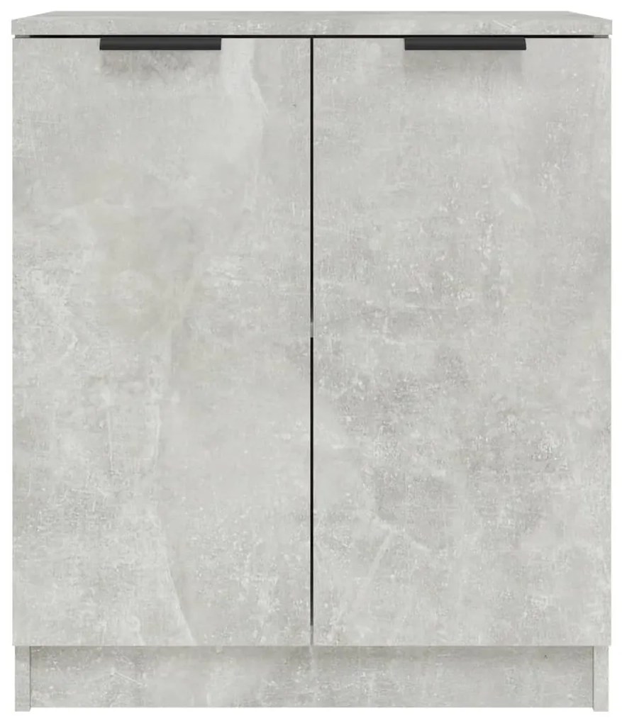 Credenza grigio cemento 60x30x70 cm in legno multistrato