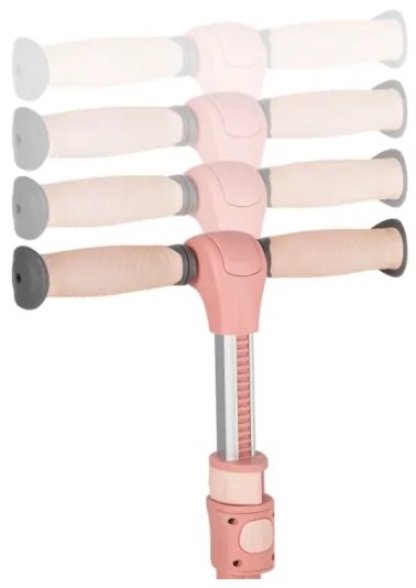 Lionelo - Monopattino 2 in 1 per bambini FRANKY rosa