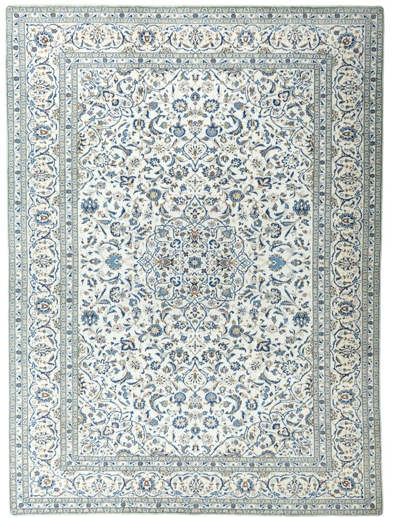 Kashan Tappeto persiano 300x400 Beige (Iran) Annodato A Mano