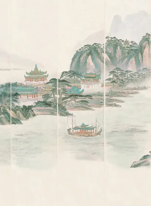 Jannelli & Volpi Wandbild Kaisui - Pastel Panel 6