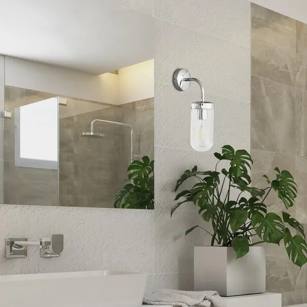 Rabalux 3309 - Applique da bagno YAGO 1xE27/60W/230V cromo lucido