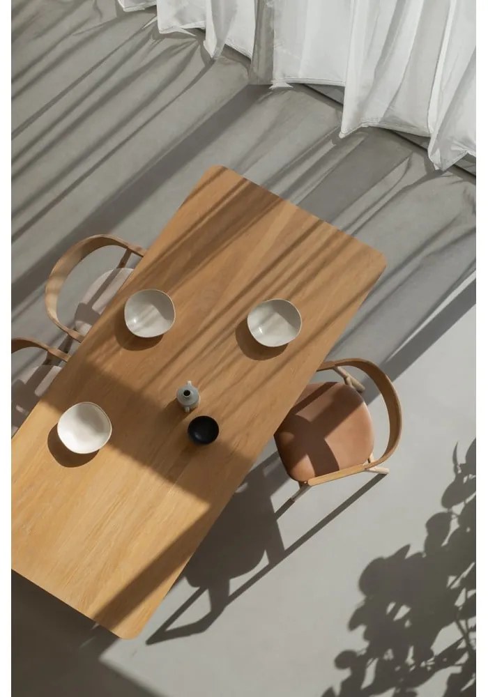 Tavolo da pranzo con piano in rovere 220x90 cm Tink - Gazzda