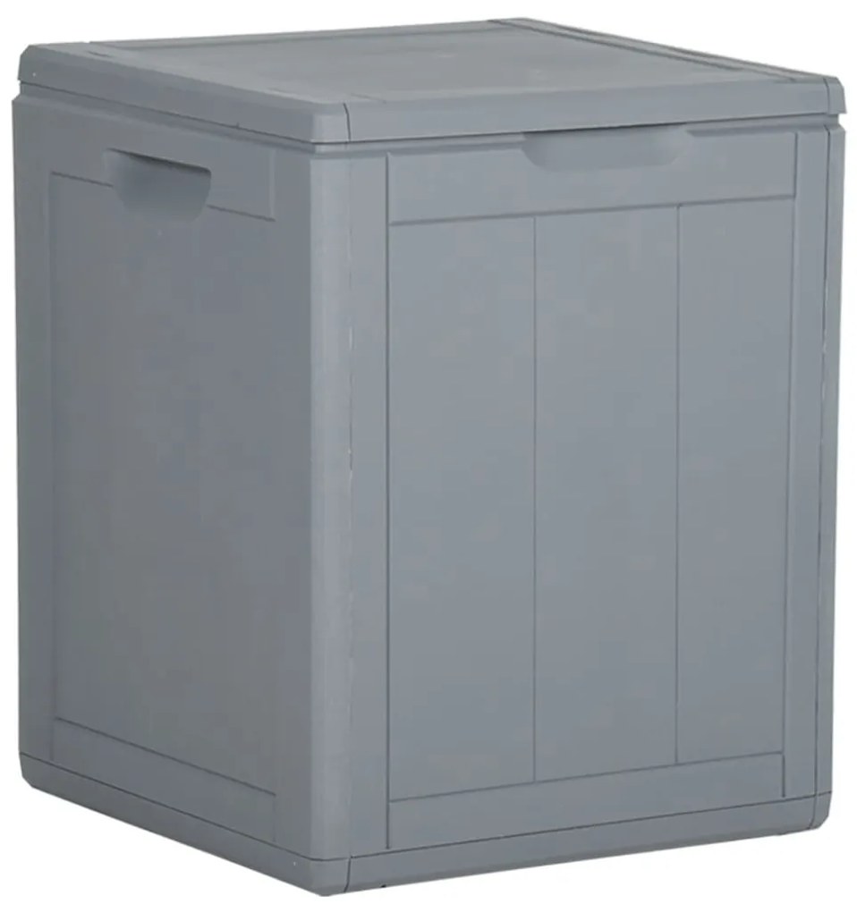 Baule Da Giardino 90 L Grigio İn Rattan Pp /