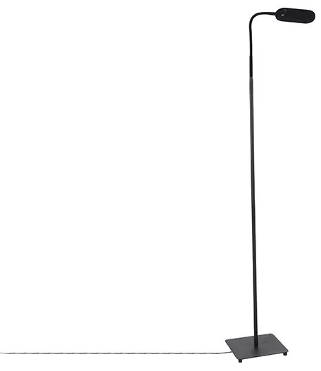 Lampada da terra nera con LED dimmerabile a 5 livelli in Kelvin - Botot