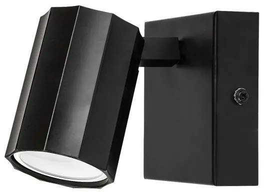 Rabalux 73023 - Faretto da parete ROGELIO 1xGU10/5W/230V nero