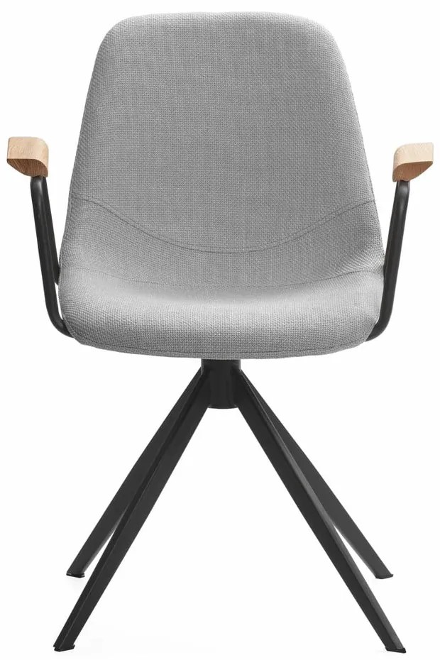 Set di sedie da pranzo grigio chiaro 2 pz Tali - Marckeric