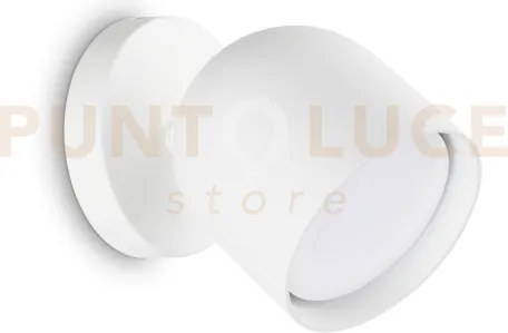 Dodo faretto in metallo 1 luce attacco gx53 lampadina inclusa bianc...