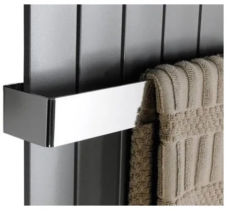 Sapho - Porta asciugamani a parete COLONNA 8x51 cm cromo lucido