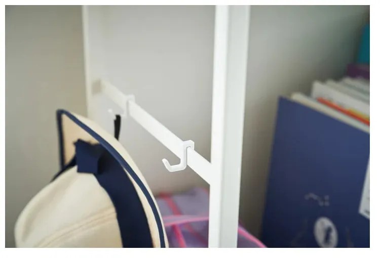 Scaffale in metallo bianco con rotelle 42x60 cm Tower - YAMAZAKI