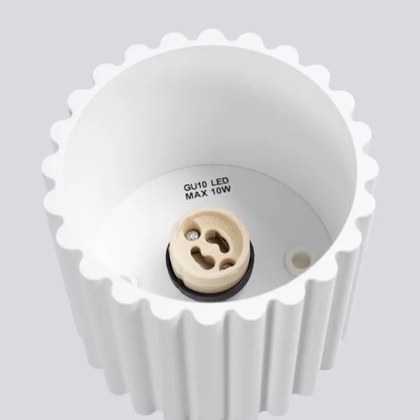 Sollux SL.1779 - Faretto AURA 1xGU10/10W/230V 10 cm bianco