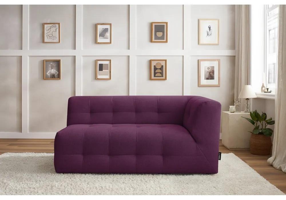 Modulo divano viola scuro (angolo destro) Kleber - Bobochic Paris