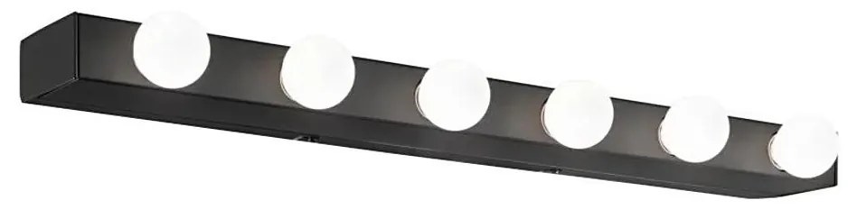 Ideal Lux - Applique PRIVE 6xE14/40W/230V nero
