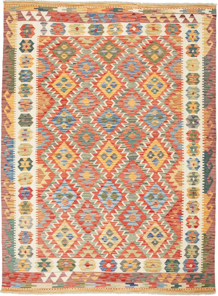 Kilim Tappeto 240x180 (Pakistan) Tessuto A Mano