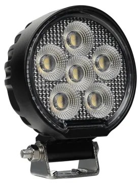 LED Faretto per macchina BLACK LED/24W/10-30V IP69 5700K arrotondato