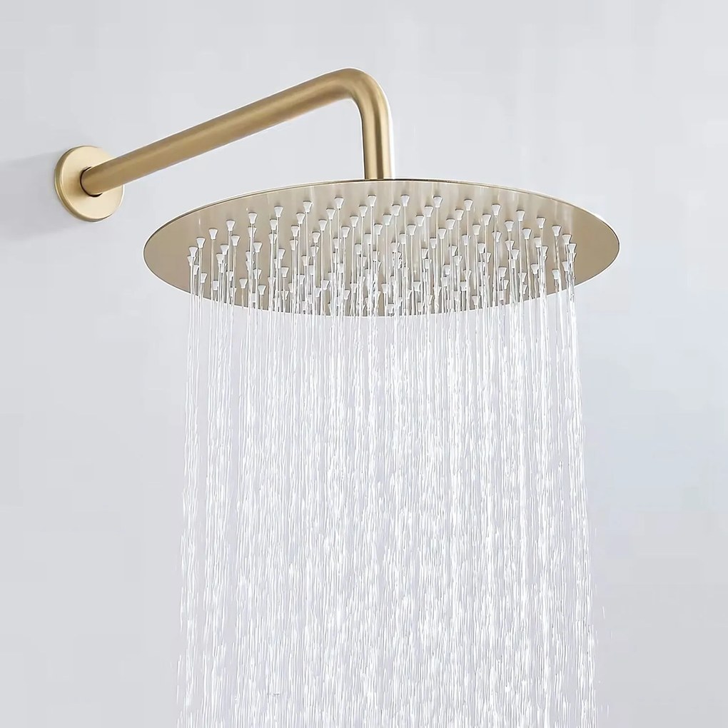 Soffione doccia Rea Gold Brush 25cm