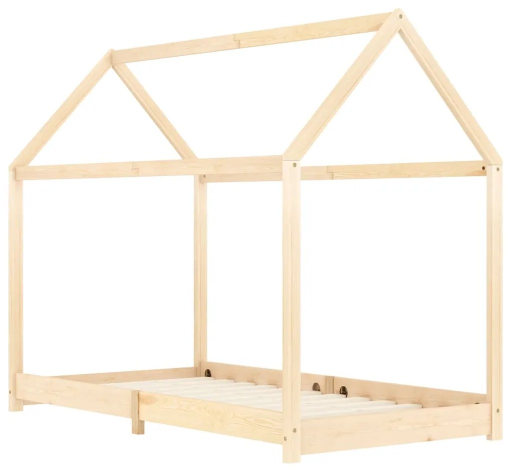 Giroletto per bambini in legno massello di pino 90x200 cm