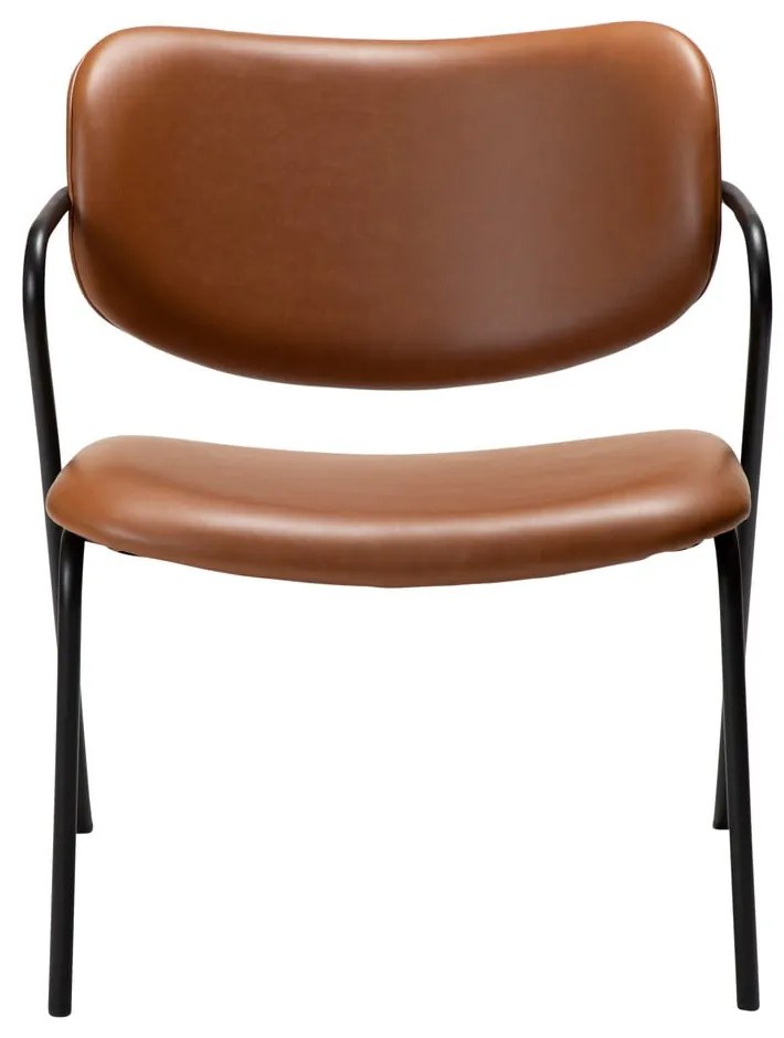 Poltrona in similpelle marrone cognac Zed - DAN-FORM Denmark