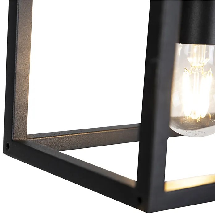 Lampada a sospensione industriale nera - Cage 4