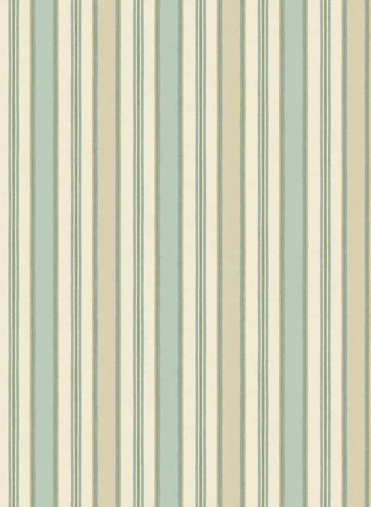 GP & J Baker Carta da parati Melbourne Stripe - Aqua