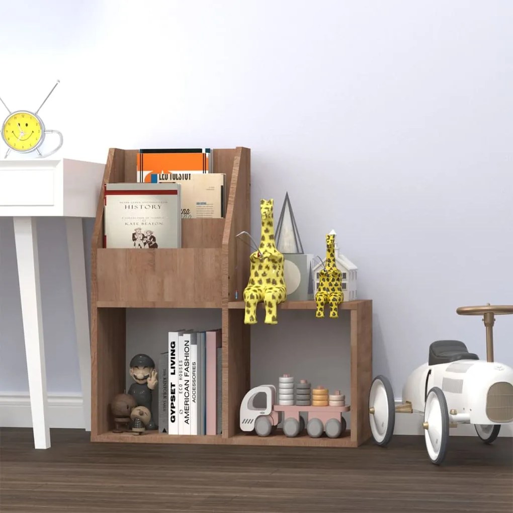 Portariviste Bambini Rovere Sonoma 71x30x78,5 Cm Multistrato /