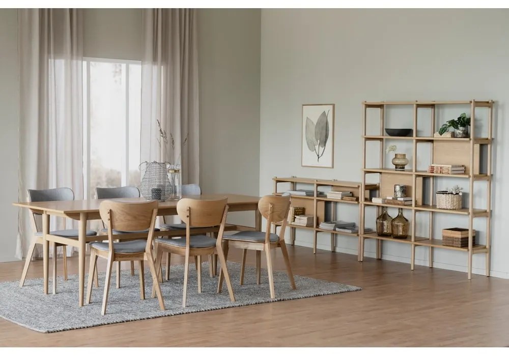 Sedie da pranzo grigie in set di 2 Kato - Rowico